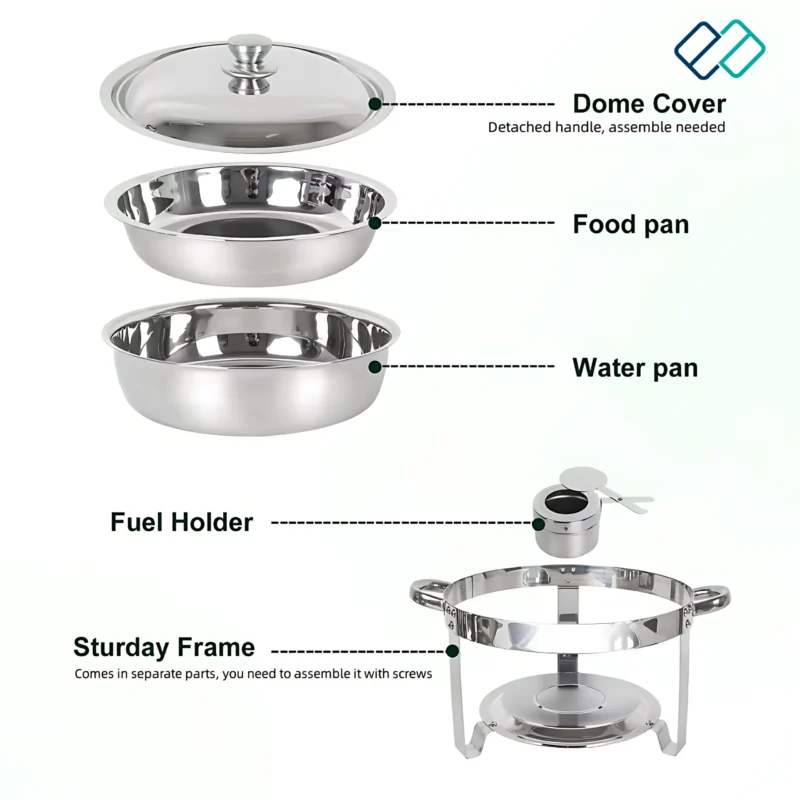 Stainless Steel Chafing Dish Buffet Set details image