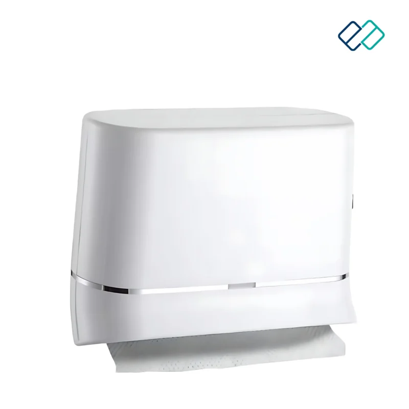 Wall Mount Tissue Box Dispenser For Kitchen Bathroom white color