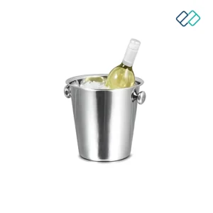 SS Ice Bucket with knob