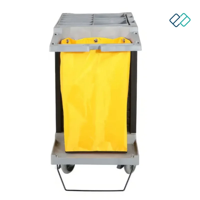 Multi-functional Trolley Cleaning Janitorial Cart side view