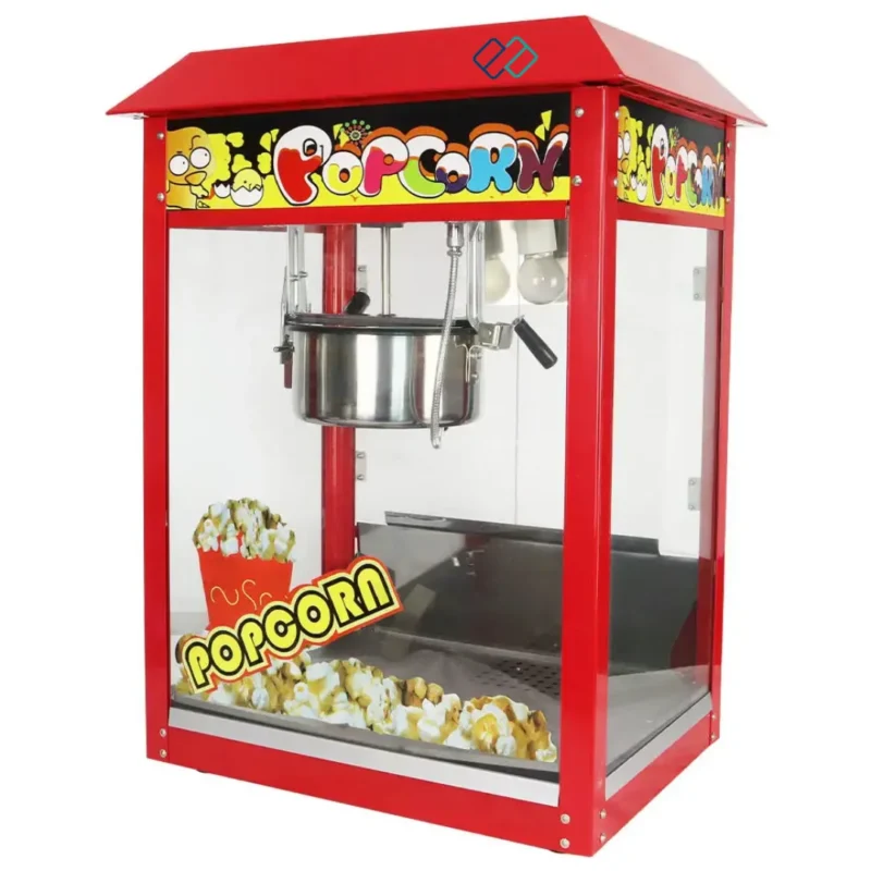 Commercial Popcorn Machine Electric side view image