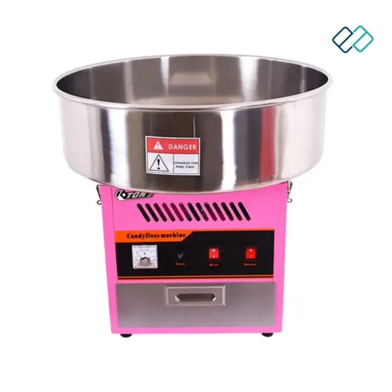 Pink Cotton Candy Machine side view image