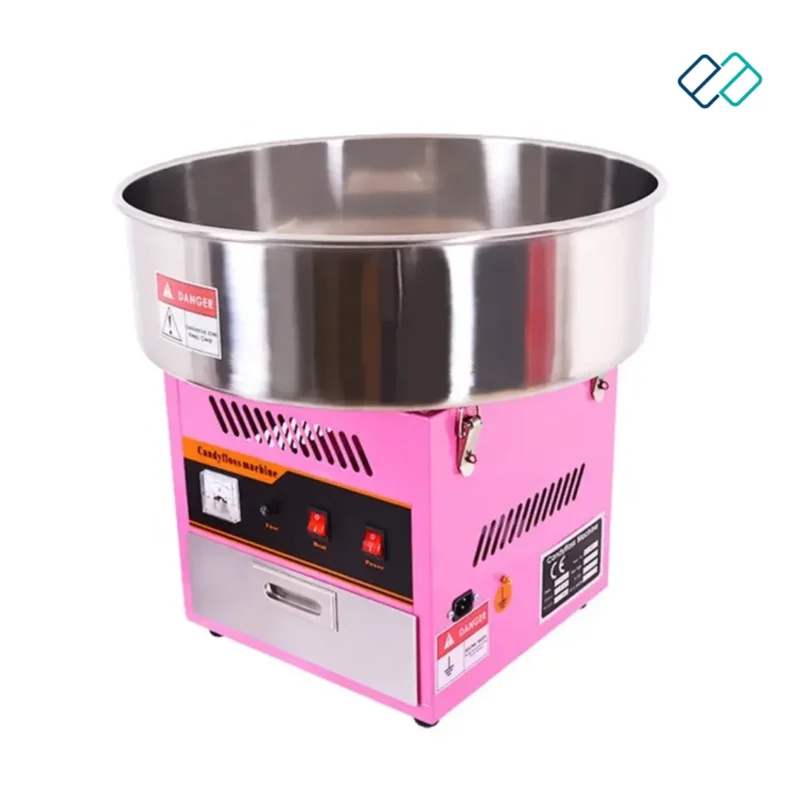 Pink Cotton Candy Machine side view image