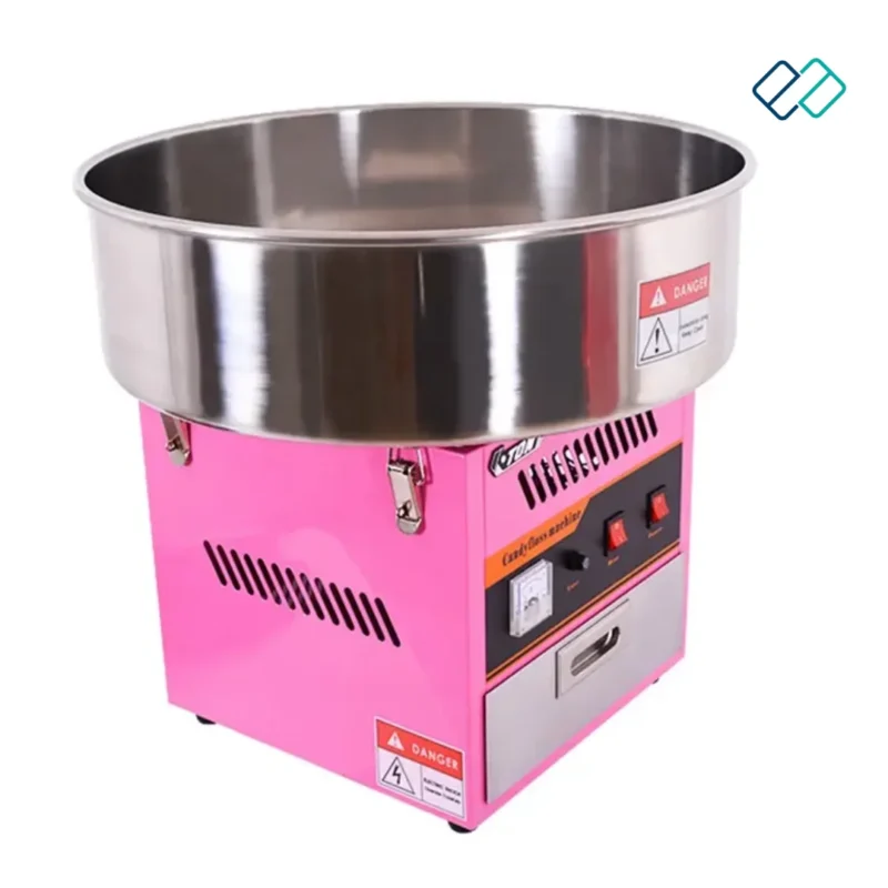 Pink Cotton Candy Machine side view image