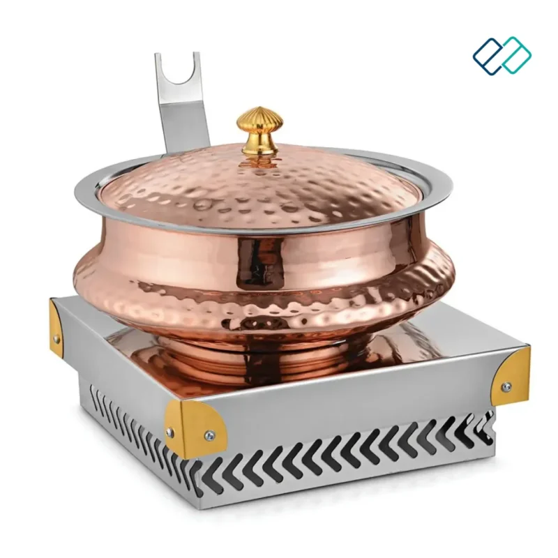 Copper Chafing Dish Food Warmer