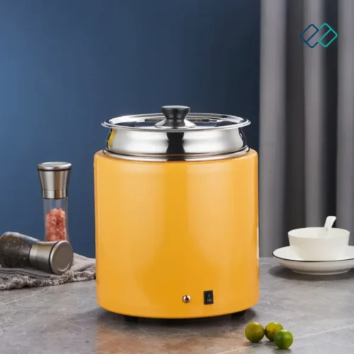 Commercial Kitchen Soup Warmer yellow color
