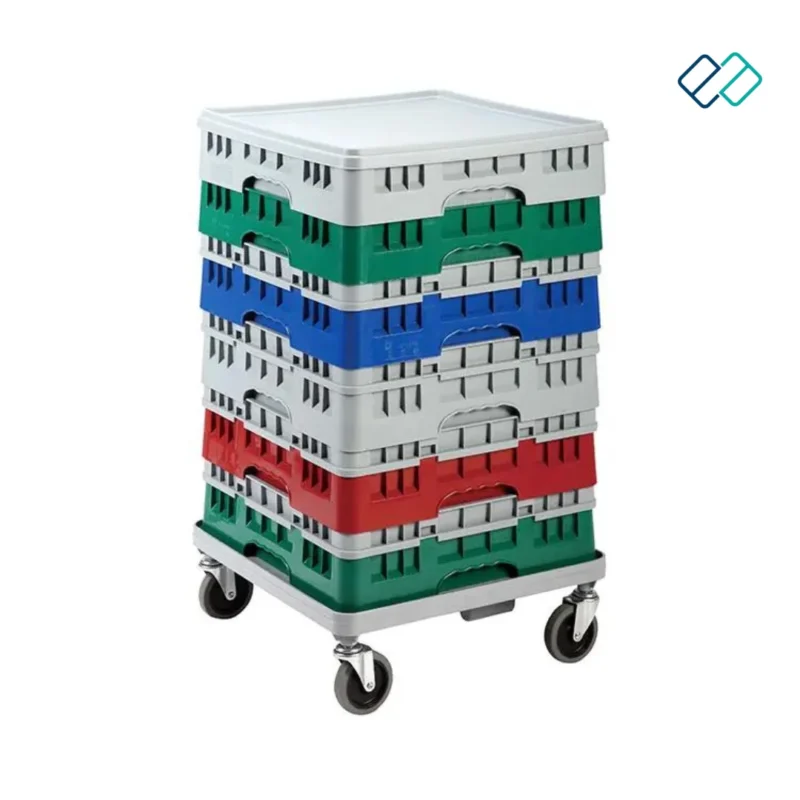 Dishwasher Dish Tray Storage Rack Trolley