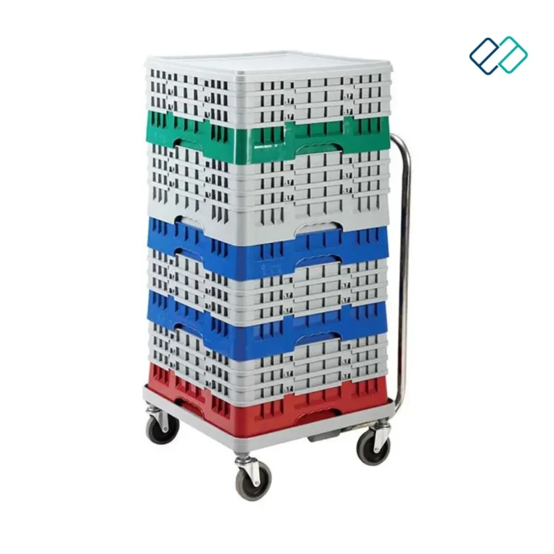 Dishwasher Dish Tray Storage Rack Trolley